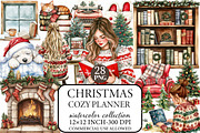 Cozy Christmas Planner Clipart, an Illustration by Libby Wishes (Thumbnail 1 of 6)