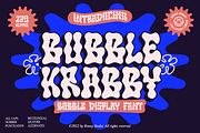 Bubble Krabby Bubble Display Font, a Font by Ronny Studio (Thumbnail 1 of 9)