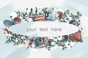 Cozy Winter Watercolor Frames, a Marketing Template by NATASHA CHU (Thumbnail 3 of 5)