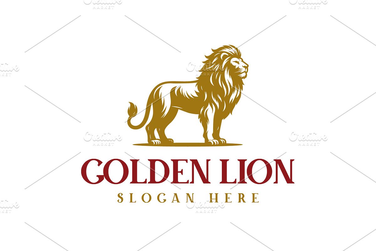 Golden Lion Logo, a Branding & Logo Template by Pixes (Photo 1 of 3)