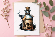 Whimsical Halloween Poison Potion, a Seasonal Illustration by Canvas Craft (Thumbnail 10 of 10)
