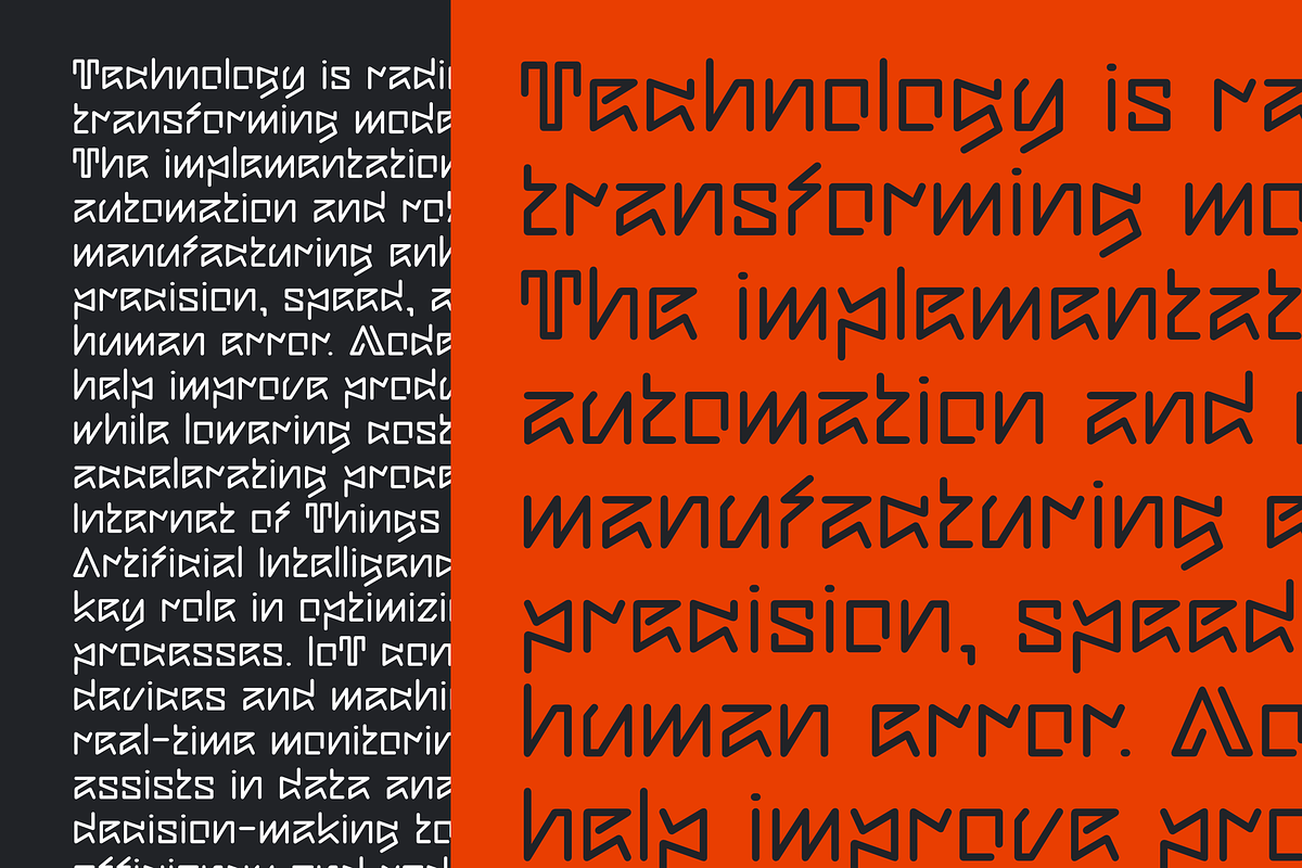 Navex — Futuristic Monoline Typeface, a Sans Serif Font by Sign Studio (Photo 12 of 13)