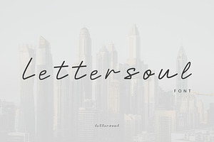 Lettersoul – Handcrafted Style, a Handwritten Font by adenpinkstore