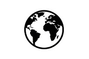 World Map Globe Vector Icon Bundle, an Illustration by Designs_River (Thumbnail 23 of 51)