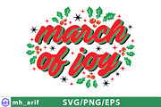 March of Joy Christmas SVG PNG Desig, a Graphic by mh_arif (Thumbnail 2 of 4)