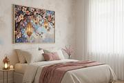 Cherry Blossom Lanterns – Watercolor, a Background Graphic by Floraphoria (Thumbnail 7 of 11)