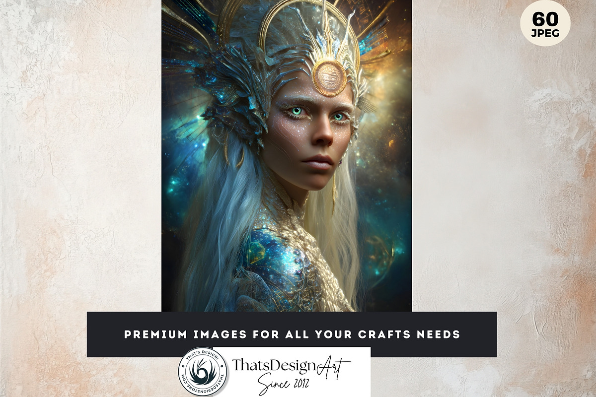 Primordial Greek Gods Digital Papers, a Person Illustration by ThatsDesignArt (Photo 10 of 10)