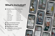 100 Health Coach Instagram Reels, a Social Media Template by DigiPax (Thumbnail 2 of 10)