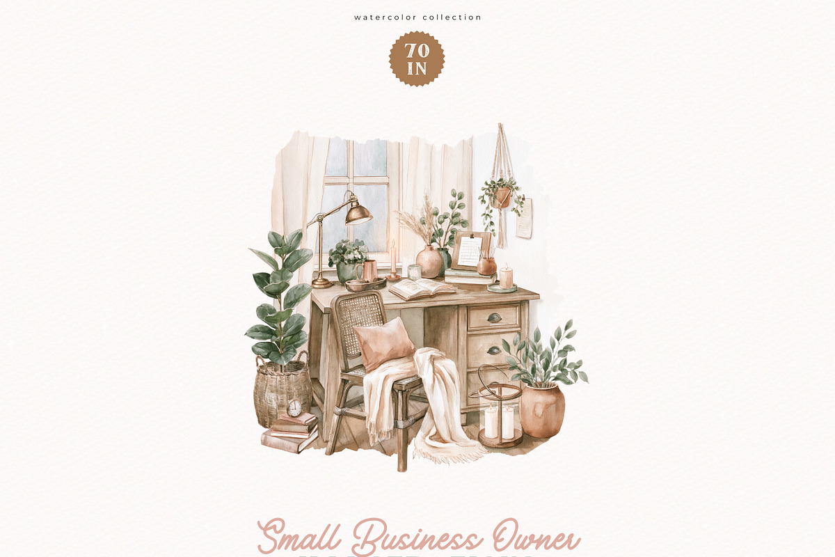 Small Business Owner Collection, a Decorative Illustration by PeDe Designs (Photo 6 of 17)