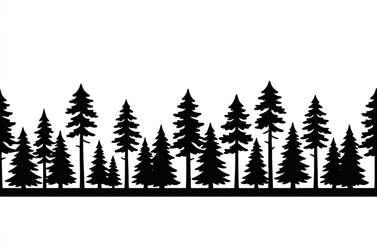 Majestic Pine Trees SVG, a Finance Illustration by Amazin_art (Photo 24 of 34)
