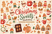 Christmas Sweets Illustrations, a Seasonal Illustration by Anna Studio (Thumbnail 1 of 12)