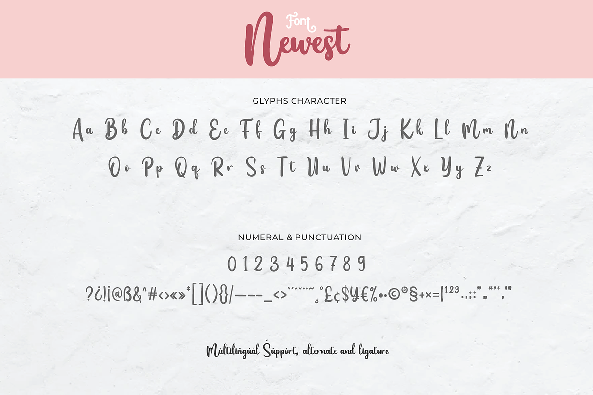 Newest, a Script Font by twinstd (Photo 10 of 10)