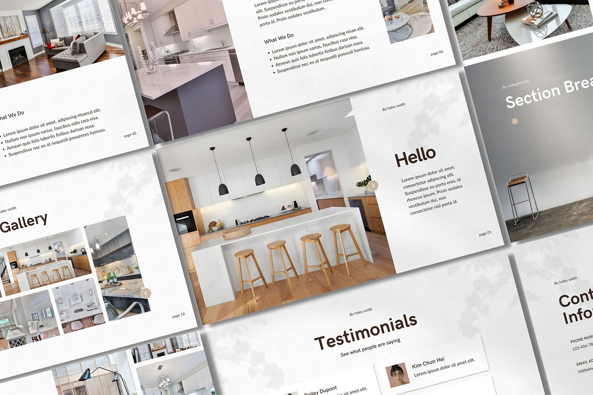Minimal Interior Design Presentation, a Presentation Template by Palm Creatives (Photo 1 of 8)