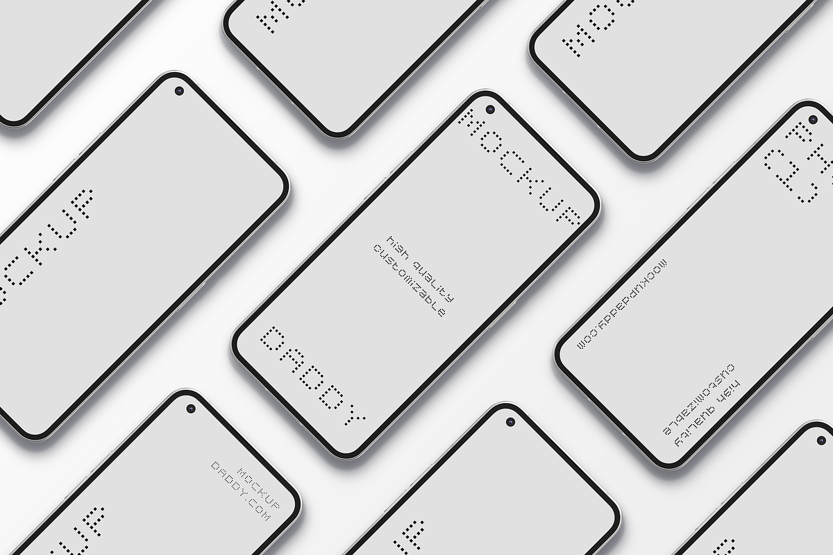 Nothing Phone 1 Mockup, an Android Mockup by Mockupdaddy (Photo 12 of 29)