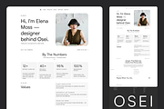 Osei Portfolio Framer Template, a Landing Page Template by Luna Studio (Thumbnail 6 of 10)