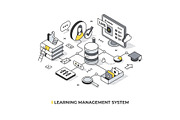 Isometric Lined Illustrations Set, an Education Illustration by Rassko (Thumbnail 12 of 13)