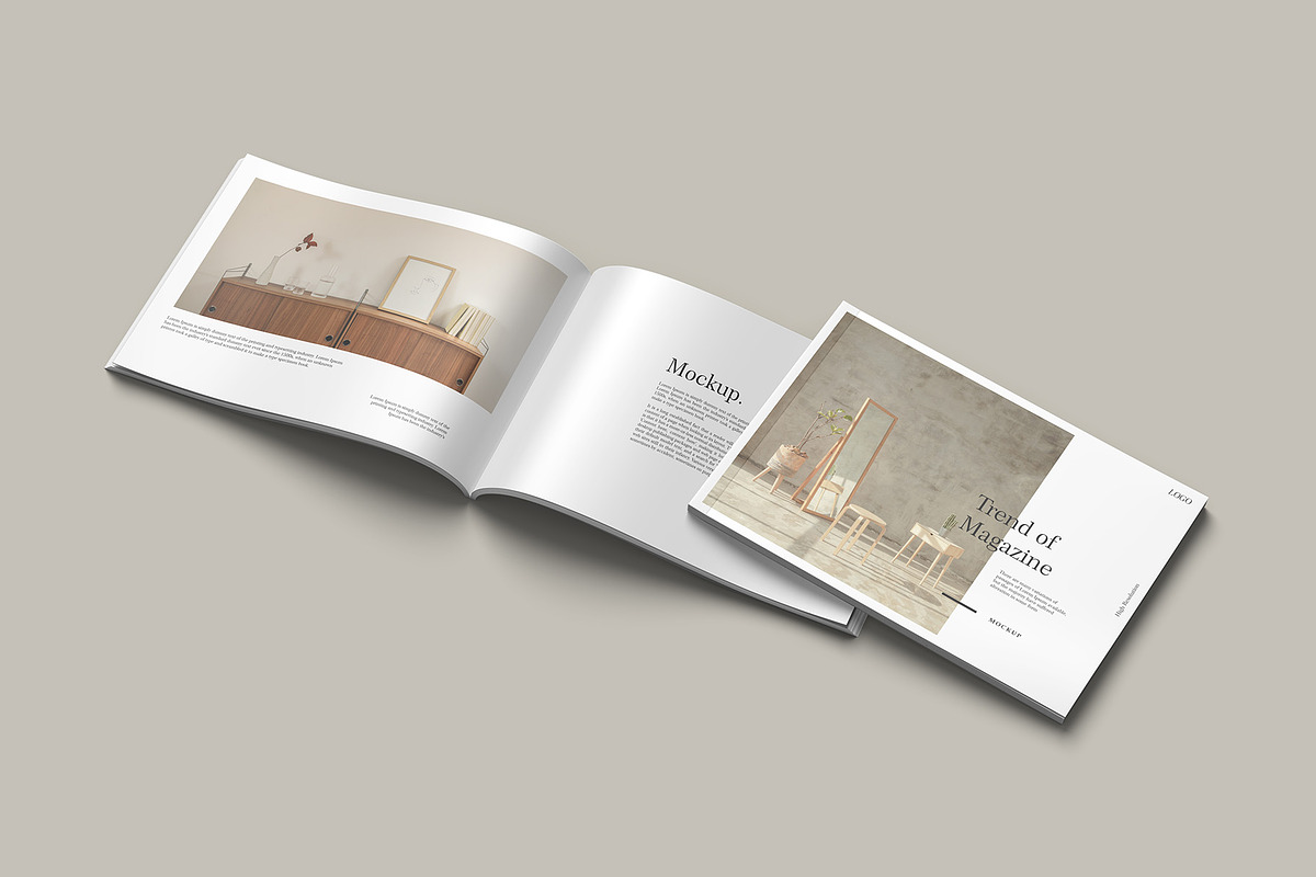 A4 Landscape Magazine Mockup, a Books & Magazine Mockup by graphicpages (Photo 13 of 15)
