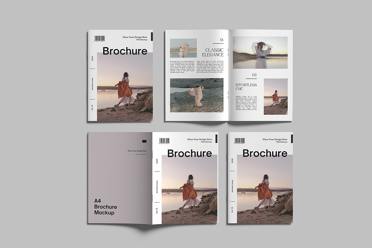 A4 Catalog Brochure Mockup, a Books & Magazine Mockup by graphictime (Photo 11 of 12)