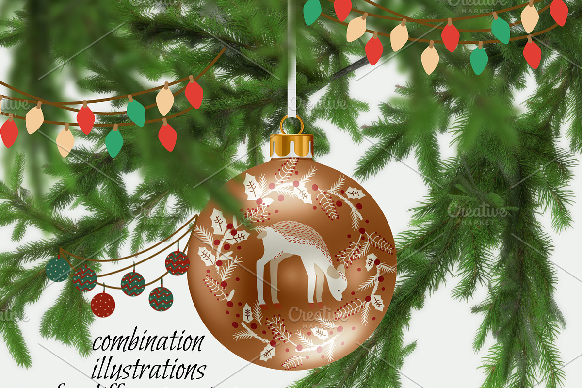 Winter holidays. Christmas pattern, a Pattern Graphic by Lineli (Photo 5 of 15)
