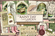 Rainy Day in the Garden Junk Journal, a Decorative Illustration by Secret Helper (Thumbnail 1 of 8)