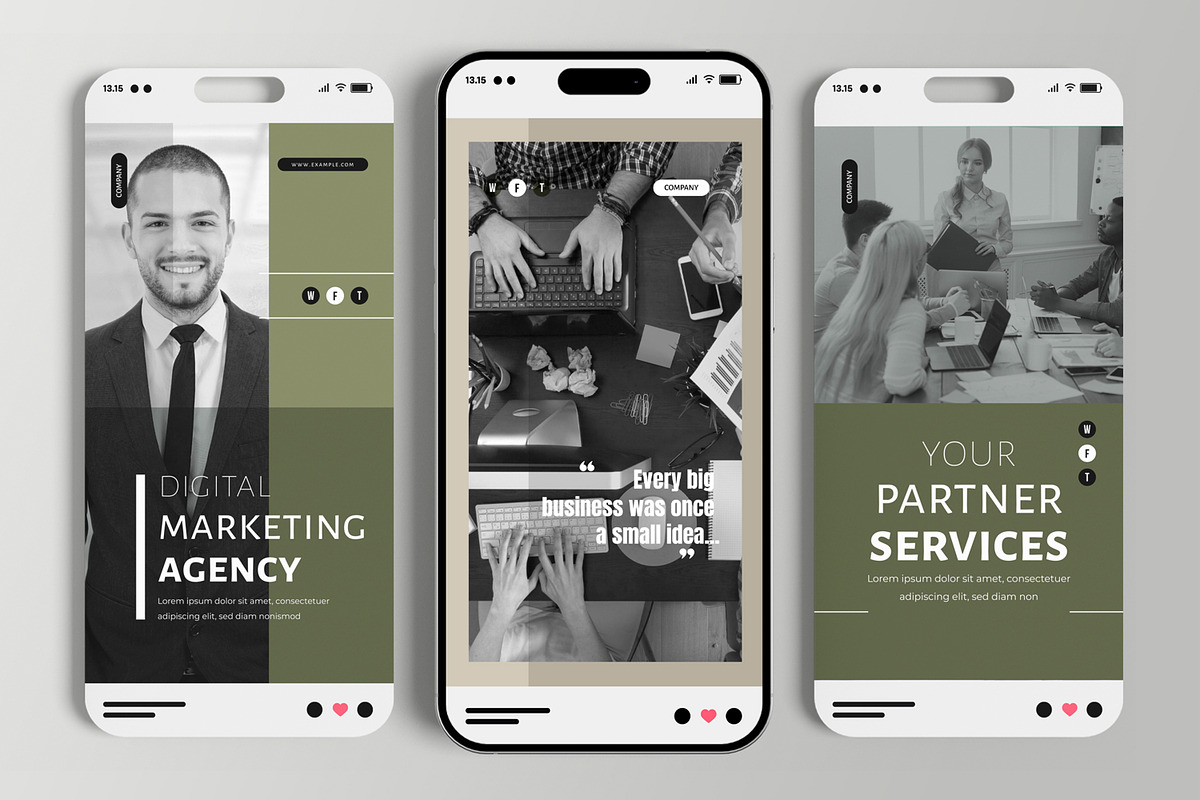 Business Social Media Story Post, a Social Media Template by MightyDesign (Photo 1 of 6)