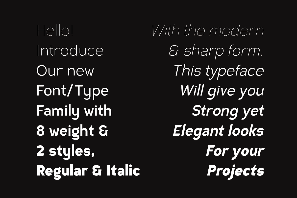 Zagist Font Family, a Sans Serif Font by Patria Ari (P4tcreativa) (Photo 2 of 13)