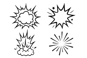 Graphic representations of explosive, an Illustration by ZinetroN