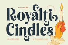 Royalti Cindles Elegant Serif