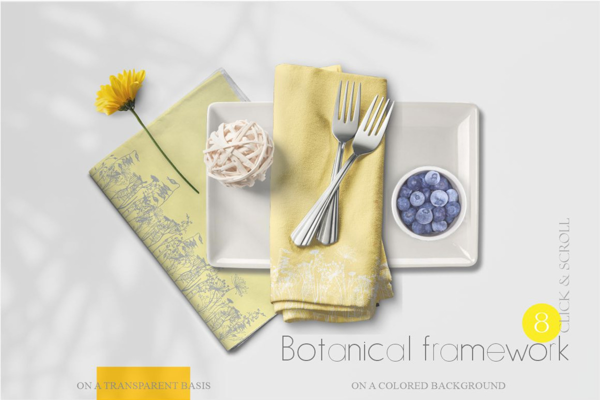 Botanical futurism illustration, an Object Graphic by Collection by VY (Photo 5 of 13)