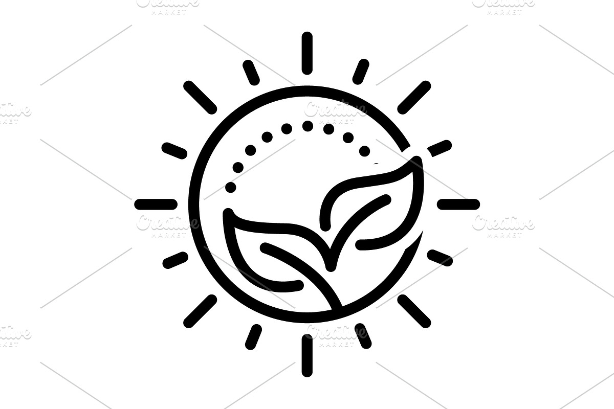 Eco earth black icon, an Outline Icon by Creative priyanka