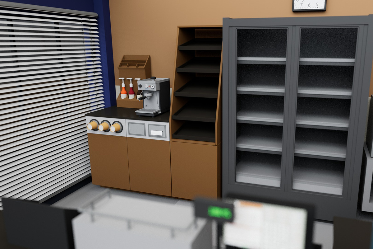 City Supermarket Building Interior, an Architecture 3D Model by multimedia4ds (Photo 24 of 24)