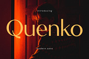 Quenko - Modern Sans Typeface, a Sans Serif Font by Font Kingdom (Thumbnail 1 of 6)