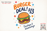 Breakfast Club, PNG Bundle, an Illustration by GlitterCraft (Thumbnail 4 of 41)