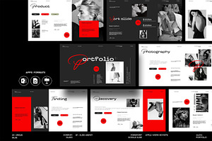 Alexa Portfolio Presentation Templat, a Presentation Template by Slide-Agency