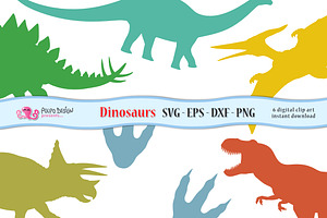 Dinosaur SVG, Eps, Dxf And Png.