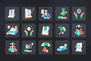 3D Insurance Icons, a 3D by Flat Icons (Thumbnail 8 of 8)