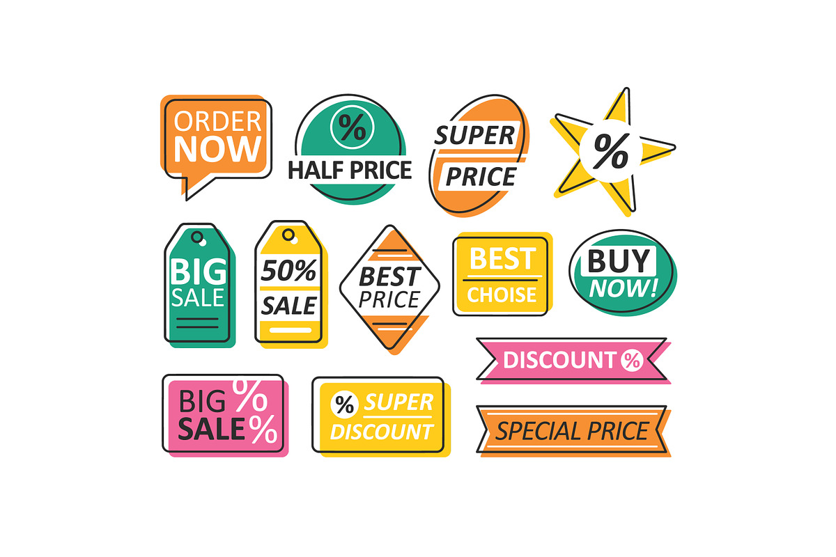 Sale and special offer labels, an Object Graphic by Good Studio (Photo 3 of 6)