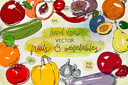 Collection of fruits & vegetables, a Templates & Theme by Indie Khisa (Thumbnail 1 of 10)
