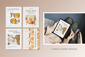 Autumn Canva Cookbook Template