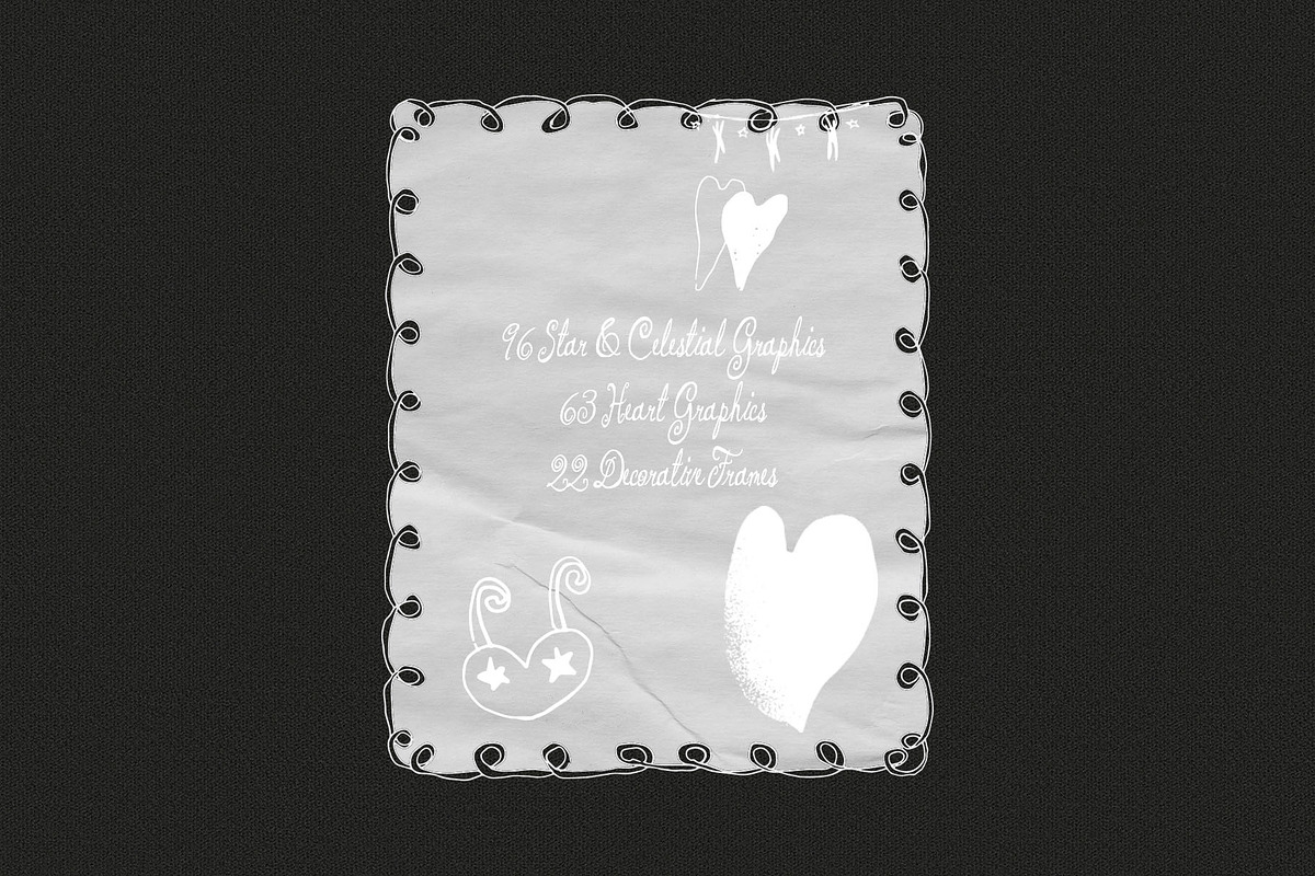 Stars, Hearts and Frames, an Object Graphic by Inartflow (Photo 2 of 15)