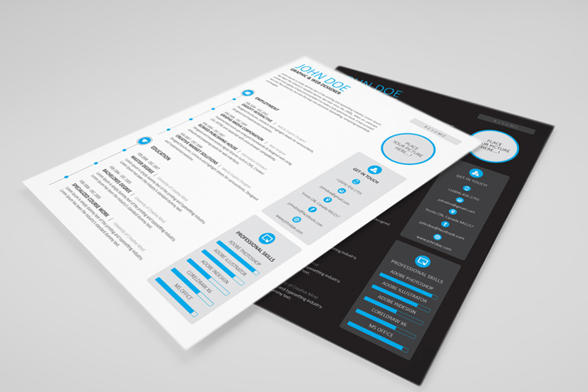 Clean Resume / CV, a Resume Template by RQ Designs (Photo 7 of 13)