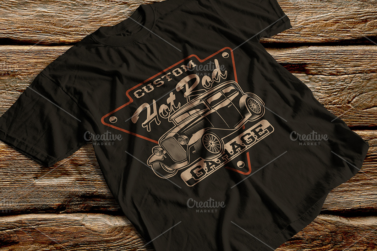 Hot Rod Vector Illustrations Bundle, an Illustration by Natali_ (Photo 6 of 7)
