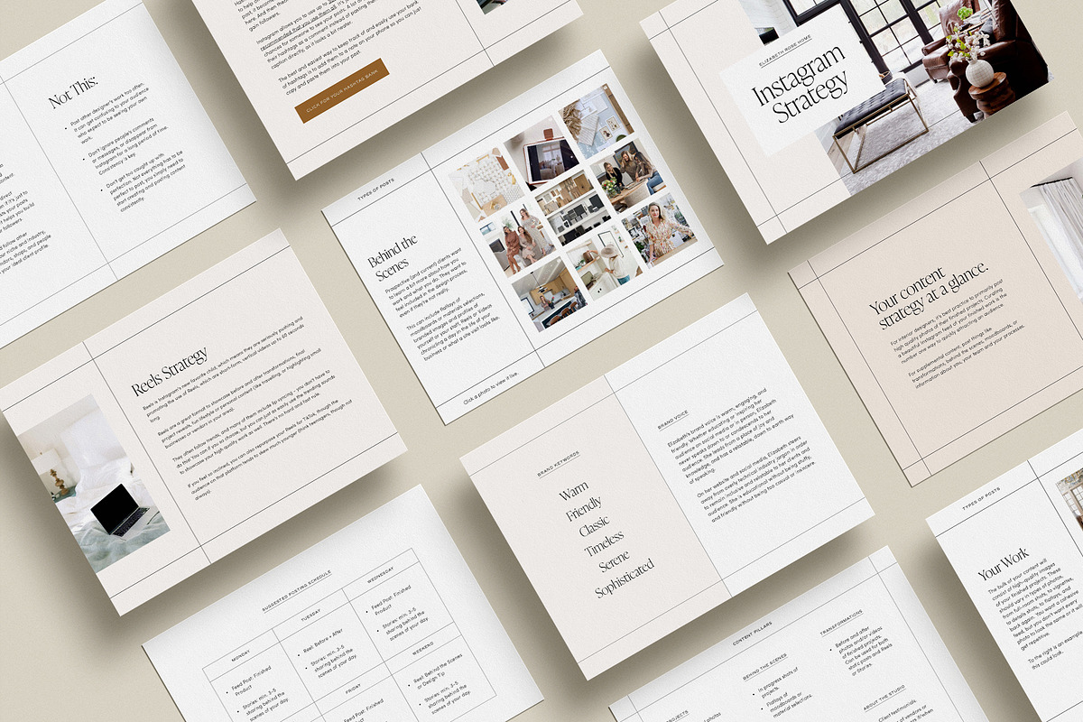 Instagram Strategy Template, a Templates & Theme by Madewest Supply Co. (Photo 4 of 5)