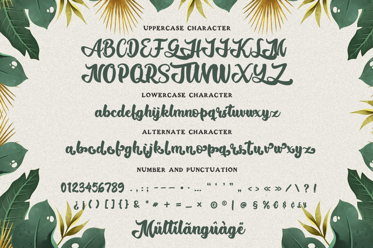 Gadimon Layered Font preview 8