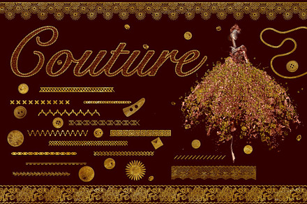 Couture Brushes for Photoshop