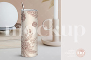 20oz Skinny Tumbler Mockup, a Cups & Container Mockup by MoMockups (Thumbnail 4 of 4)