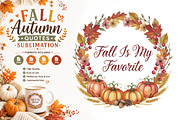 Fall Quotes Sublimation Bundle, a Seasonal Illustration by Actual Pixel (Thumbnail 2 of 16)
