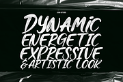 Lyong Outsider | Hand Drawn Brush, a Handwritten Font by Denustudios (Thumbnail 5 of 13)