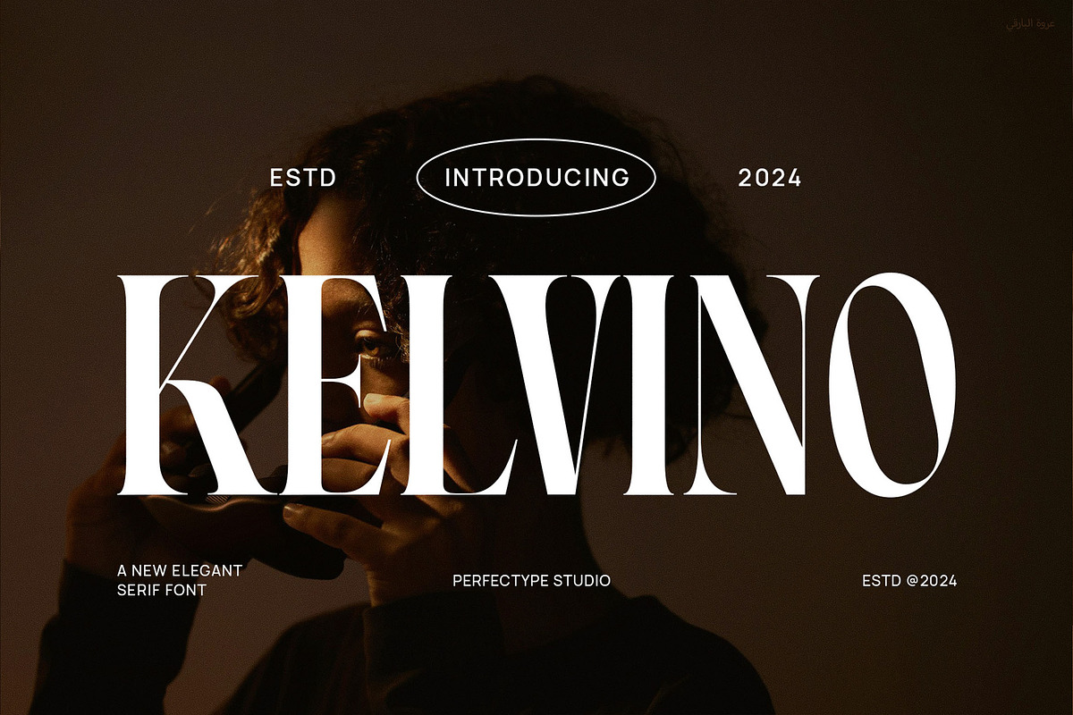 Kelvino Elegant Serif Font Typeface, a Serif Font by Perfectype (Photo 1 of 6)