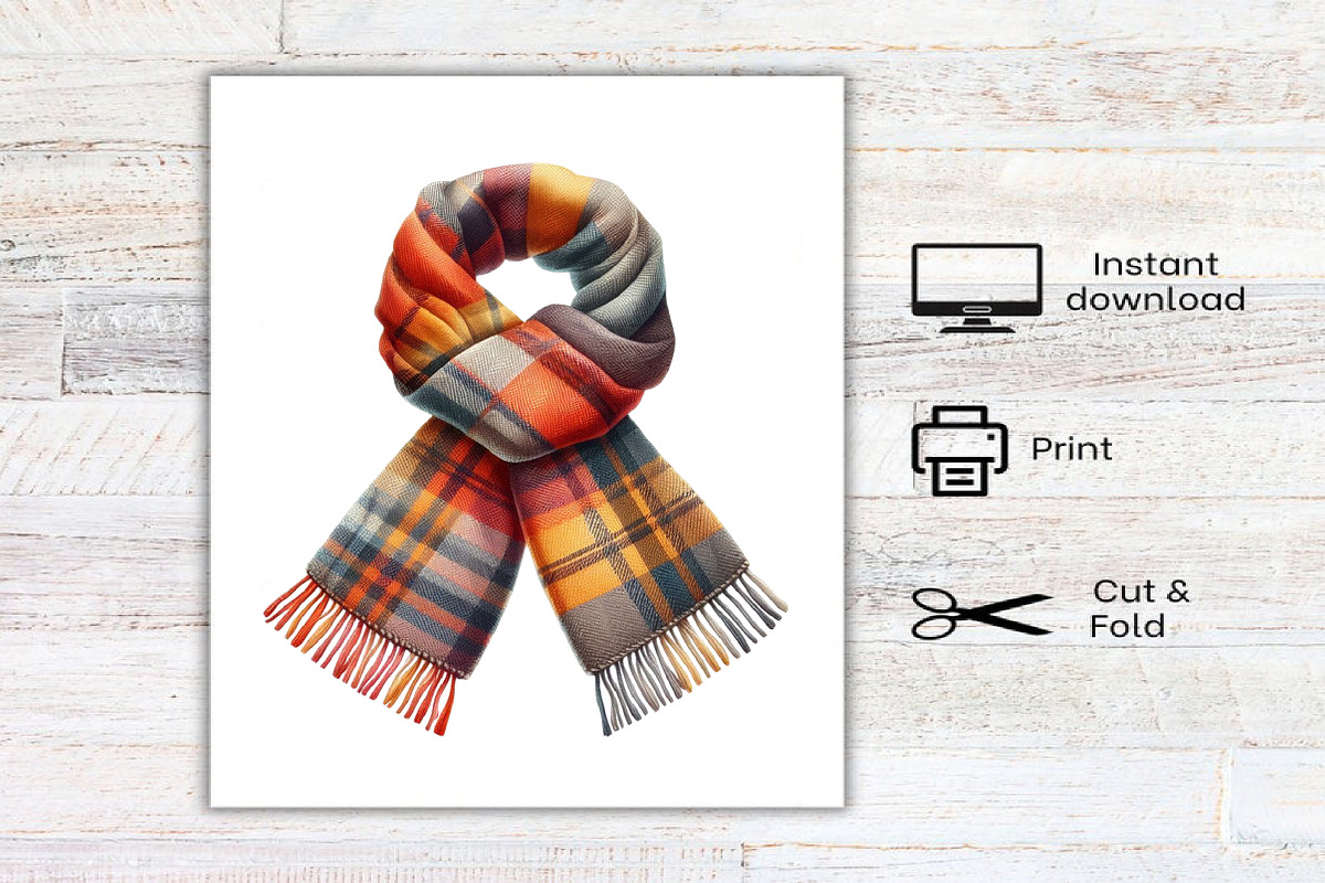 Sweater Weather Elements Clipart, a Seasonal Illustration by Canvas Craft (Photo 6 of 6)